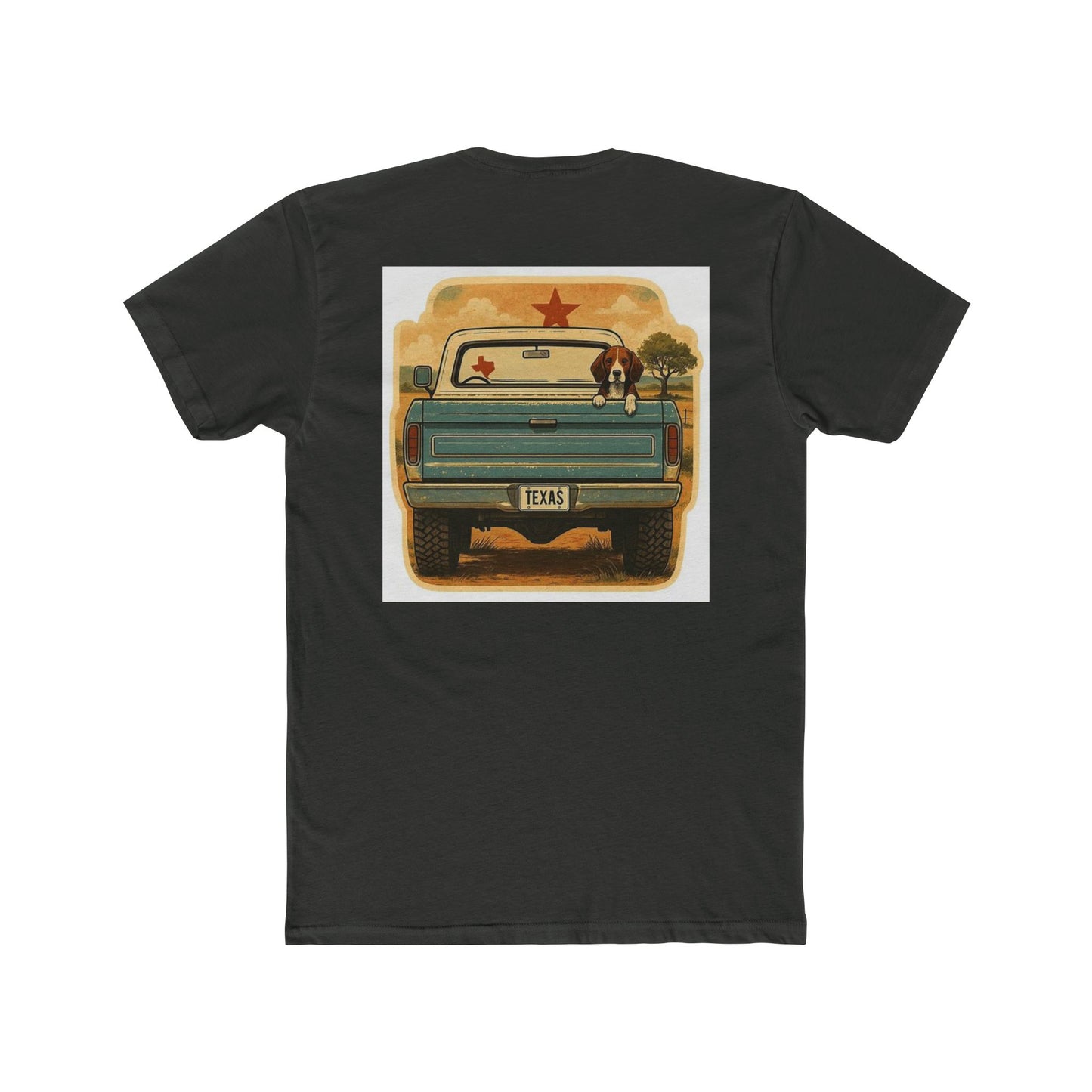 Texas Truck & Loyal Dog T-Shirt — Rustic Lone Star Trucking Tee