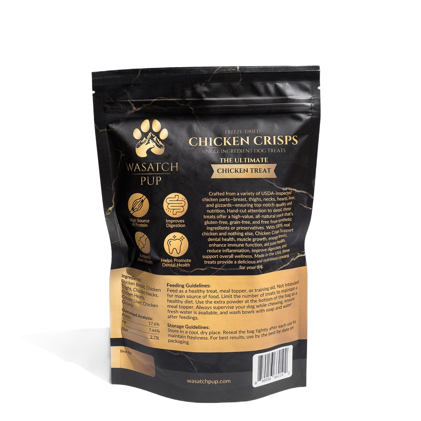 Freeze-Dried Chicken Crisps | Single Ingredient Dog Treats