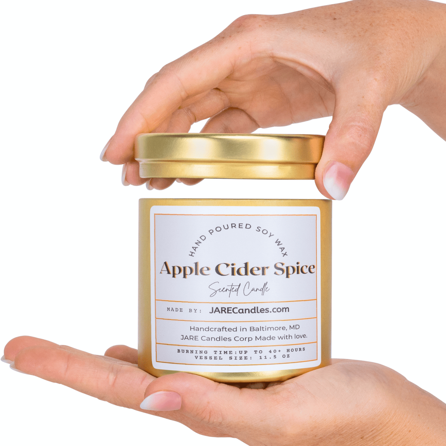 Apple Cider Spice - Cinnamon, Clove, Nutmeg - Soy Wax Scented Candle