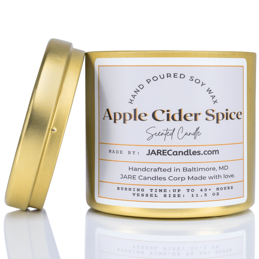 Apple Cider Spice - Cinnamon, Clove, Nutmeg - Soy Wax Scented Candle