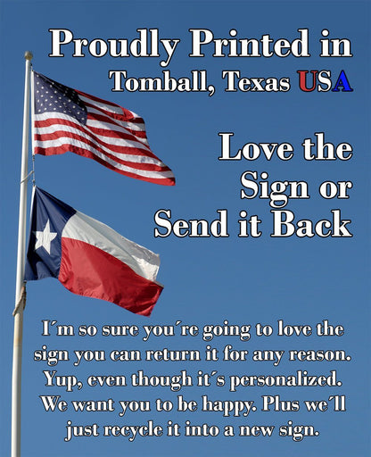 Personalized - BBQ -  Metal Sign