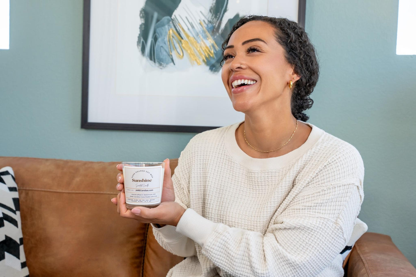 Sunshine - Sweet Bergamot, Fresh Grapefruit - Soy Wax Scented Candle