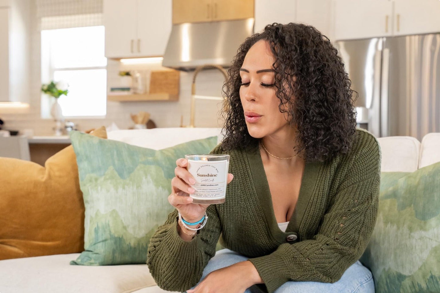 Sunshine - Sweet Bergamot, Fresh Grapefruit - Soy Wax Scented Candle